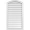 Ekena Millwork Arch Top Surface Mount PVC Gable Vent: Functional, w/ 2"W x 2"P Brickmould Sill Frame, 24"W x 42"H GVPAR24X4203SF - alternate 1